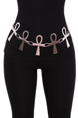 Killstar Gothic Goth Gürtel Taillengürtel - Xena Ankh