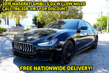 2019 Maserati Ghibli S Q4 w/ low miles! 🔥 FREE DELIVERY! 🔥call For Discount