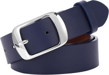 Women Belts For Jeans Dresses Pants Ladies Leather Waist Belt with Elegant Buckl