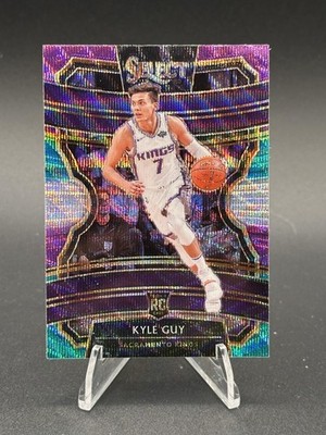 2019-20 Panini Select Kyle Guy #7 RC Tri-Color Prizms Sacramento Kings