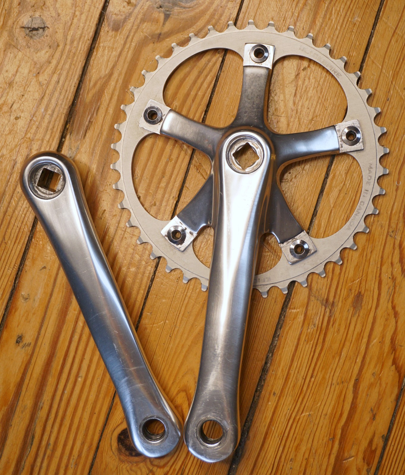 Sugino RD2 Crankset 165 Square Taper Crank Blackspire Epic Chainring Fixie Pista