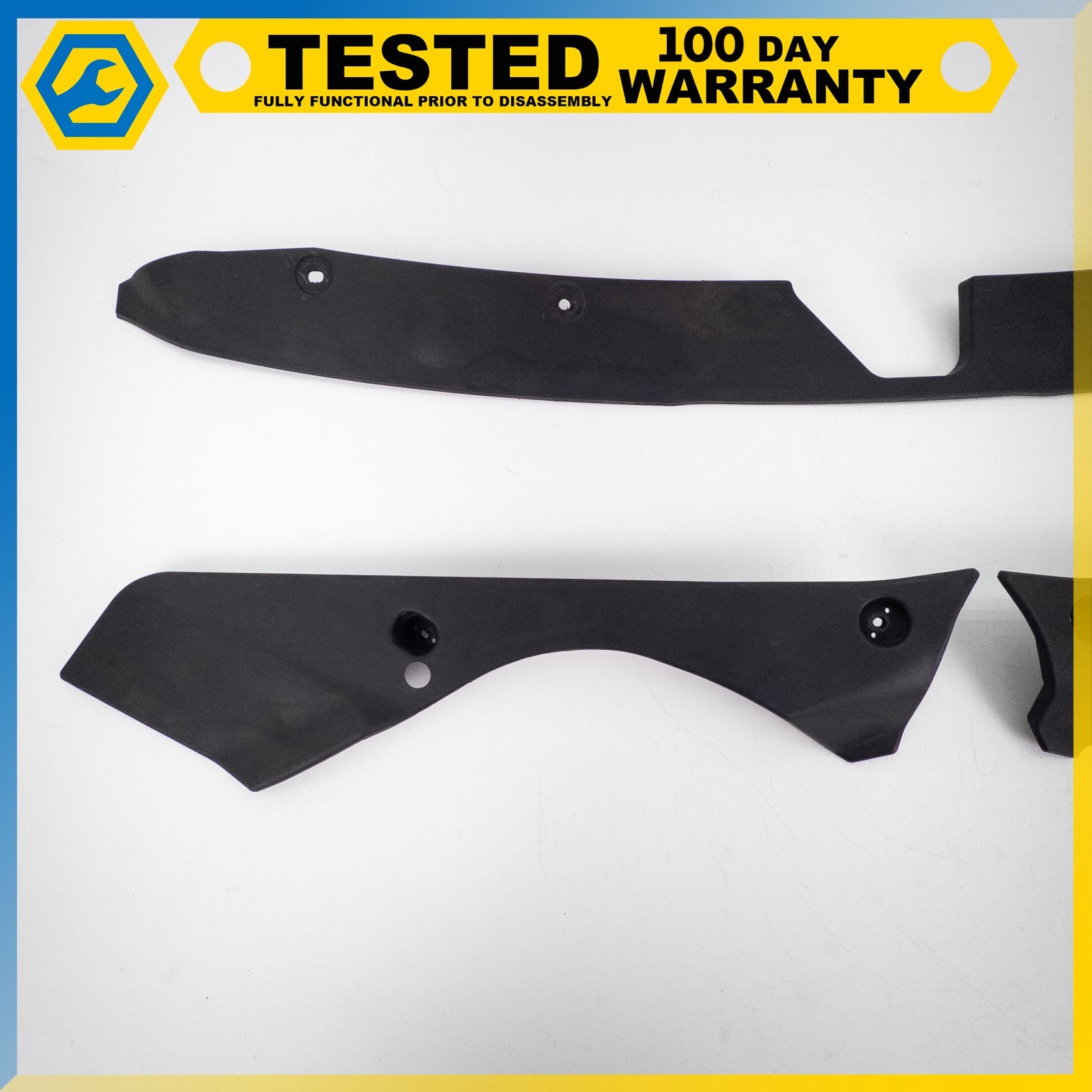 14-19 MASERATI QUATTROPORTE BUMPER BRACKET / HEADLIGHT TRIM PANEL COVER SET OEM