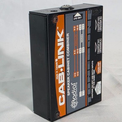 Radial Engineering Tonebone Cab-Link Speaker Cabinet Combiner Parallel Series
