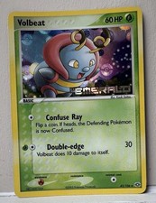 Volbeat 42/106 Holo Stamped EX Emerald Pokémon TCG Card 2005 English Uncommon NM