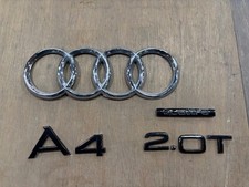 Audi A4 Avant 2009 Genuine Emblem Set 20T Quattro SE 8KCDNF