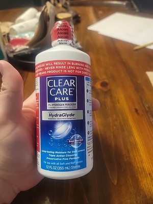 Clear Care Plus Contact Lens Cleaning Solution with Hydraglyde