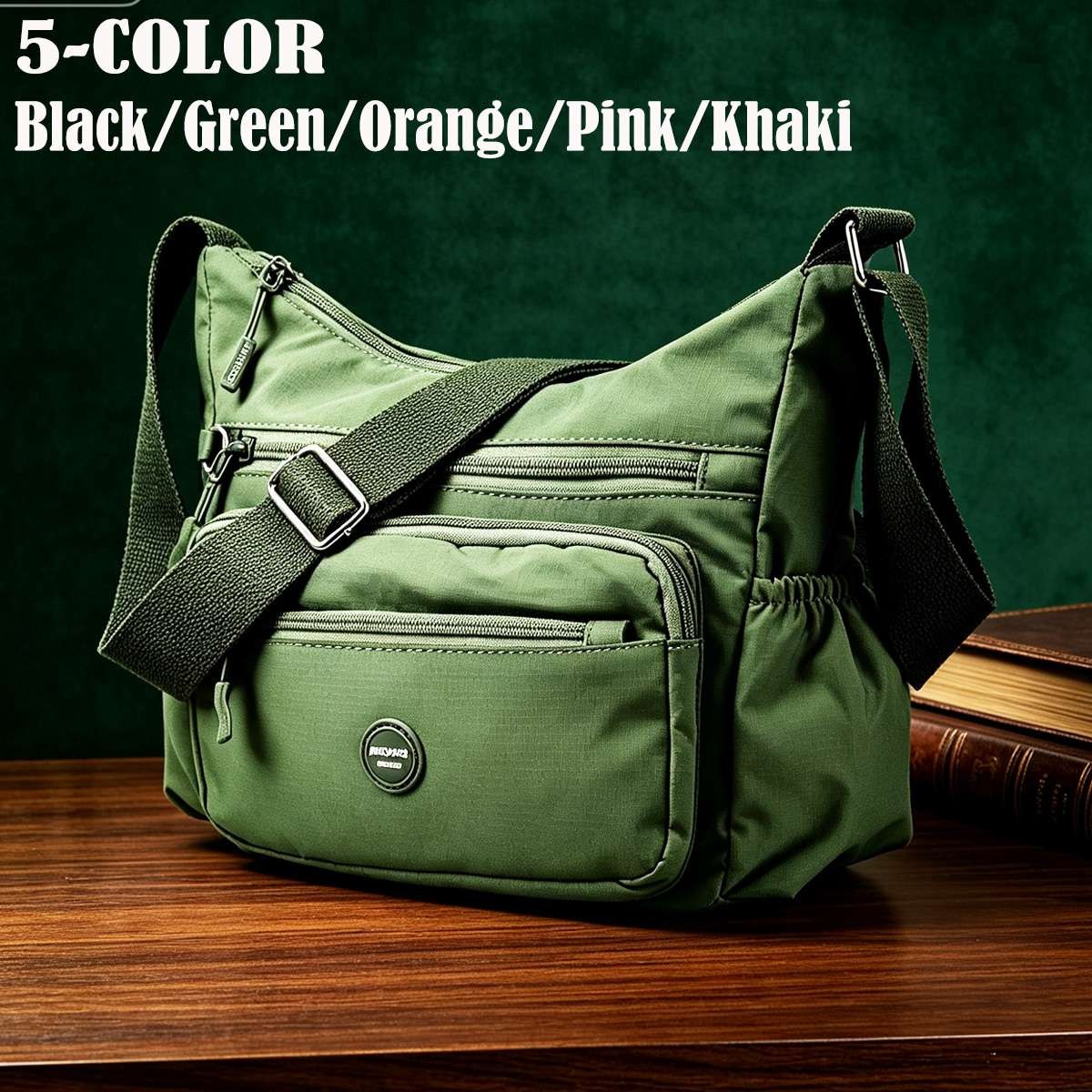 Womens Large Shoulder Bag Waterproof Messenger Cross Body Ladies Handbag Purse