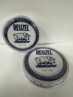 2 Pack ----  Reuzel Clay Matte Pomade 4 Oz