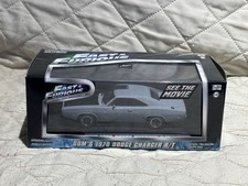 DOM'S 1970 DODGE CHARGER R/T GRAY "FAST AND FURIOUS" 1/43 BY GREENLIGHT FREESHIP