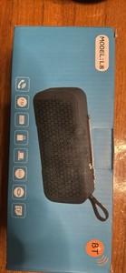 L8 Mini Bluetooth Speaker Black with FM Radio, AUX Input, 3W, 1200mAh