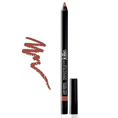 Jolie Glide-On Lip Pencil Long-Lasting, 1 Count (Pack of 1), Lady Godiva