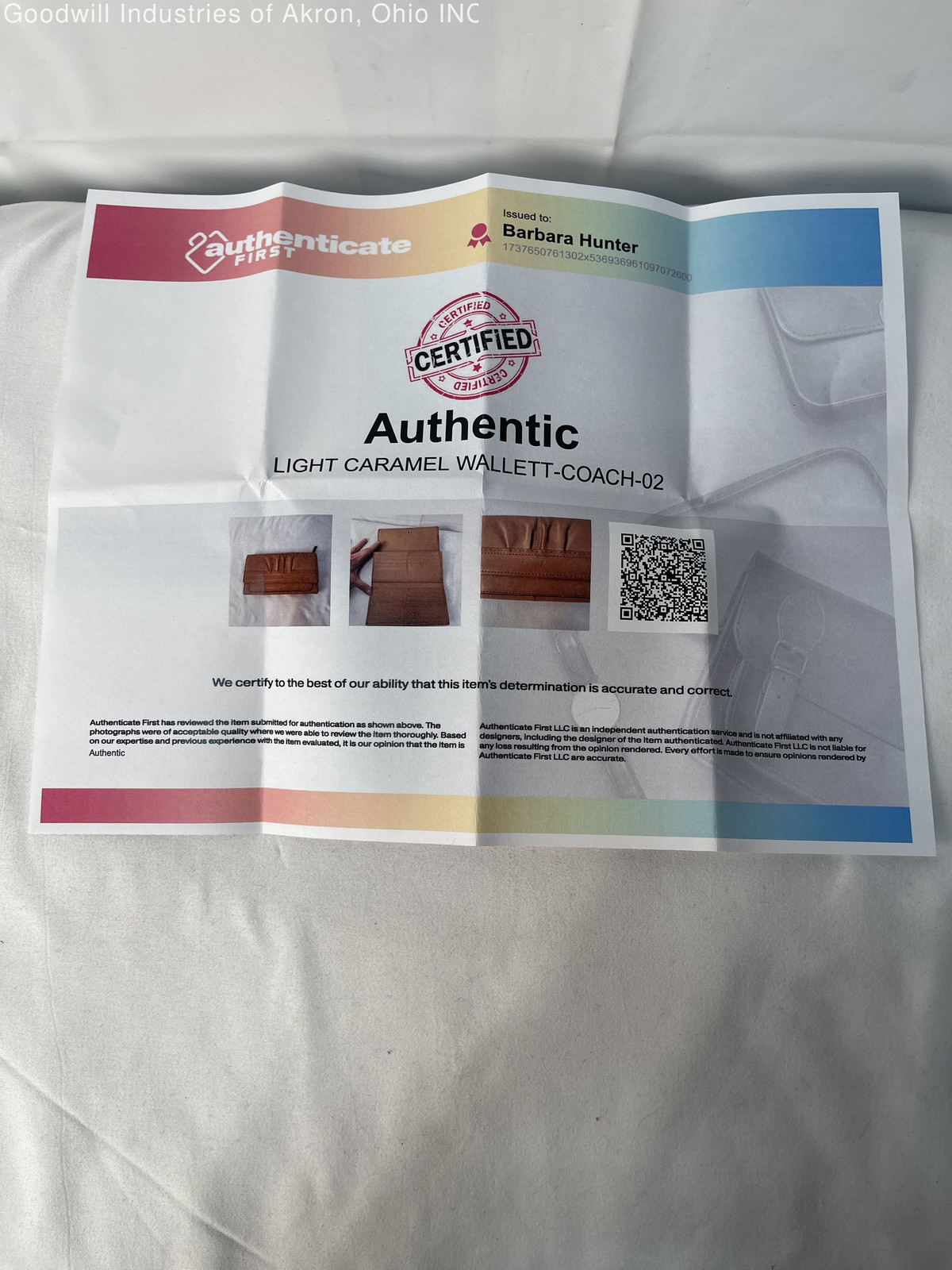 Gently Loved Certified Authentic Light Caramel Co… - image 5