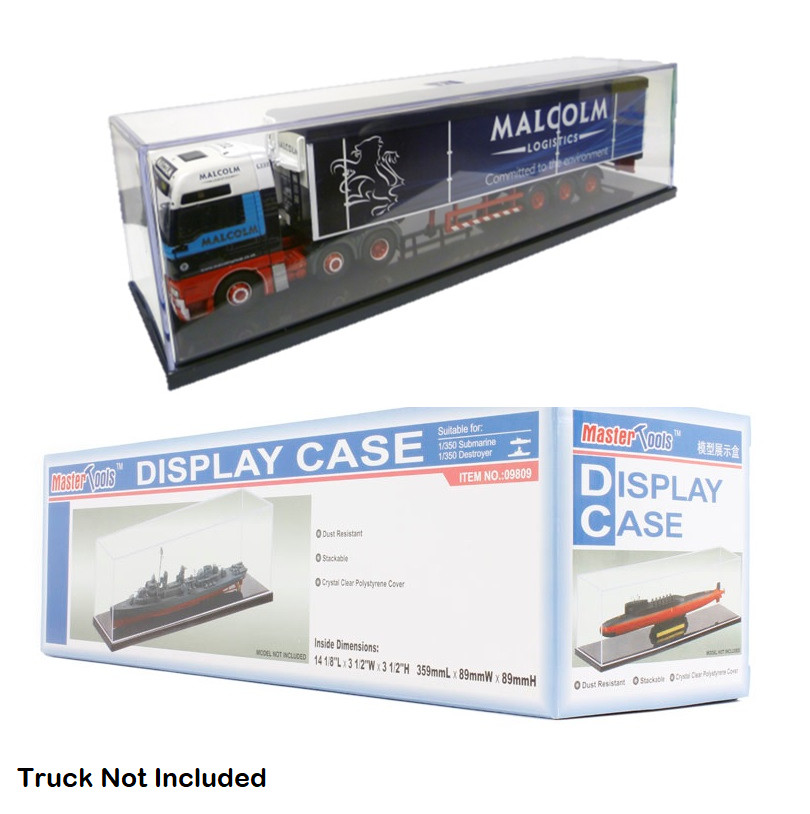 Trumpeter 09809 Display Case Suitable for 1:50 Scale Corgi Trucks for Code 3