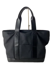 A.P.C. Shoulder Bag Canvas Black Solid Color
