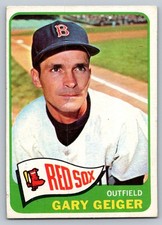 1965 Topps #452 Gary Geiger Boston Red Sox