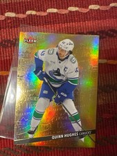 2025-26 fleer ultra medallions Quinn hughes Gold 97/200