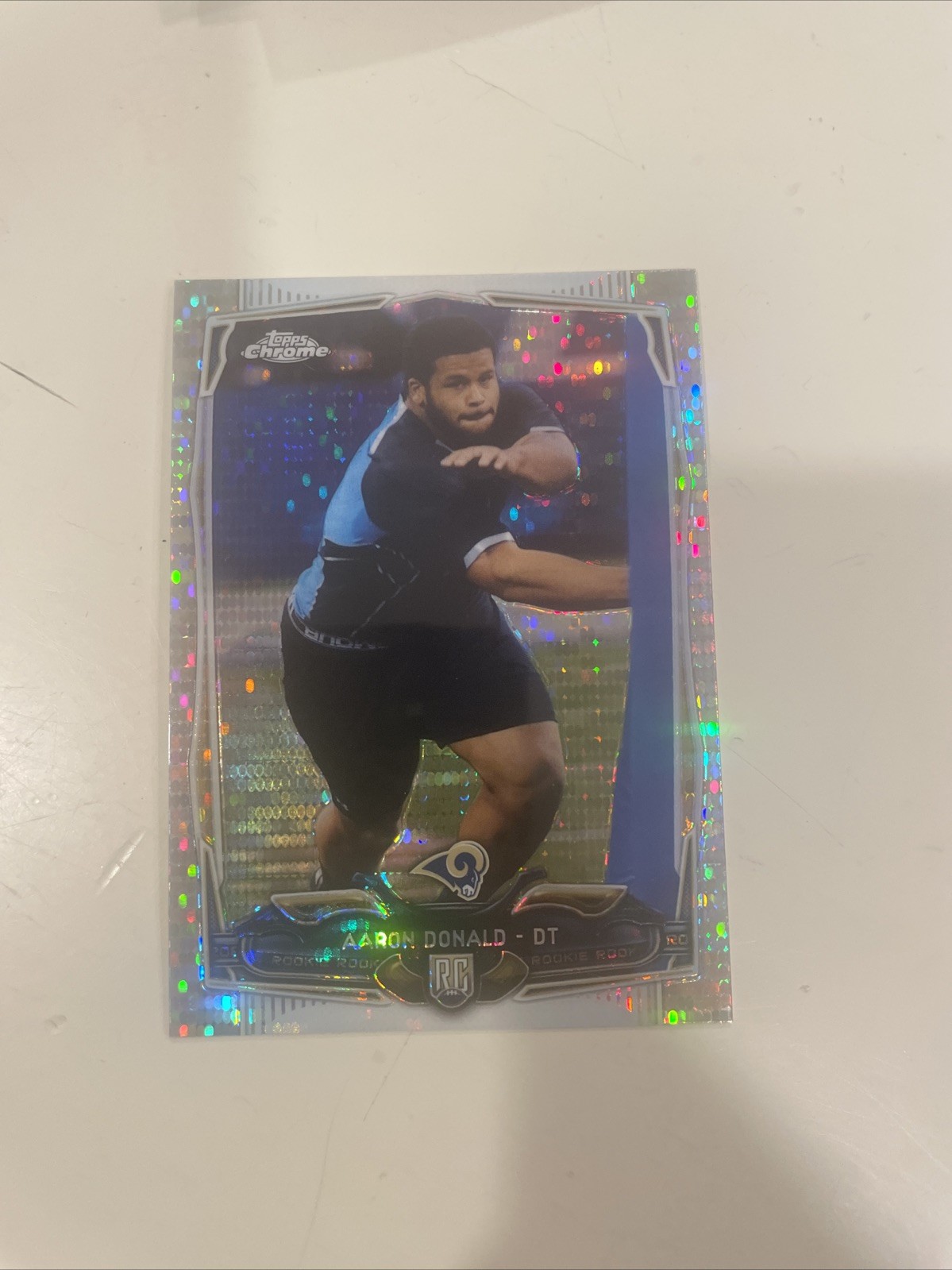 2014 Topps Chrome Aaron Donald #175 Pulsar Refractor RC