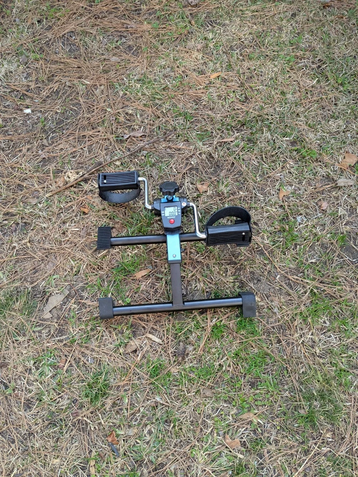 Drive Mini Exercise Under Desk Pedal Exerciser Cycle Leg Peddler LCD Work - Image 4 of 4