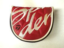 TaylorMade Spider Putter Headcover Mallet Head GT Golf Red Black Magnetic EUC