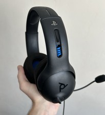 PDP - LVL50 Wired Stereo Gaming Headset for PlayStation - Black - Black