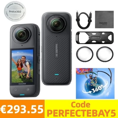 Insta360 X4 Standard Bundle wasserdichte 8K 360° Actioncam 4K Weitwinkelvideo - Bild 1 von 4