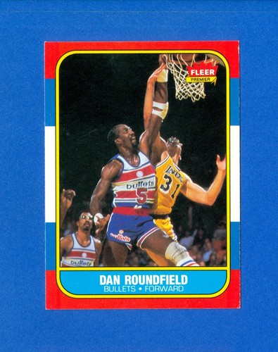 1986/1987 Fleer Basketball #95 Dan Roundfield '86 Set Break Card EX/MT Condition