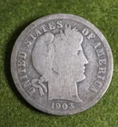 1903 O Barber Silver Dime