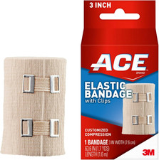 3 In Elastic Bandage Wrap With Clips Reusable Sports Support