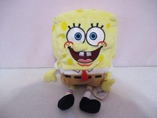 Spongebob Squarepants-Plush-Beanie Babies-8 1/2  Tall-2004-Vintage-As Shown