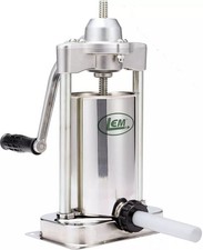LEM Mighty Bite 5 lb. Stainless Steel Vertical Sausage Stuffer sale/freeship