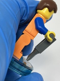 Lego Movie Dimensions Emmet Minifigure Minifig 71212 To Life - CRACKED TORSO