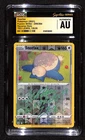 CGC Authentic Ted Lewis Pokemon Snorlax 206/264 Fusion Strike Reverse Holo