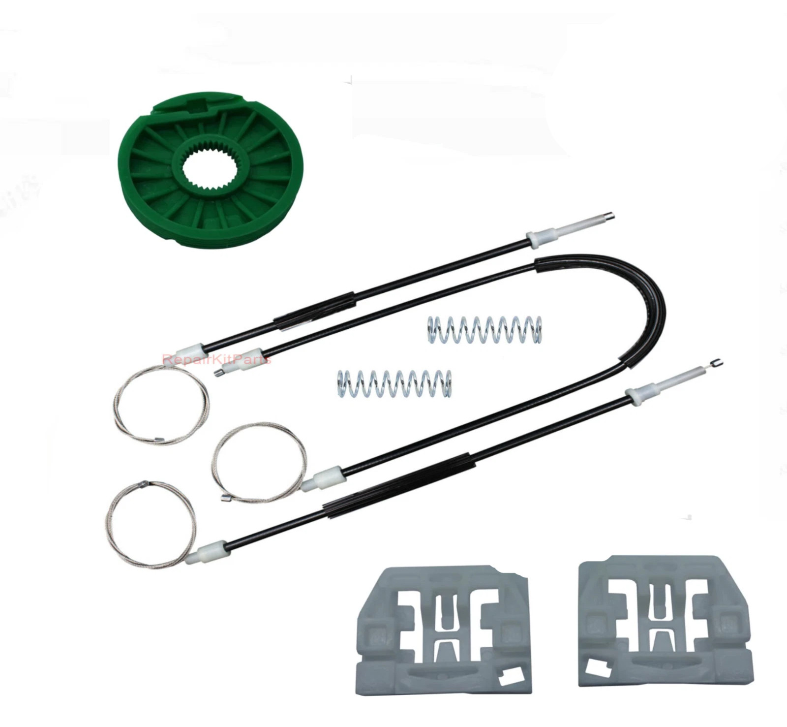 Maserati Quattroporte Front Window Regulator Repair Kit- 3 Cables Fits 2004-2013