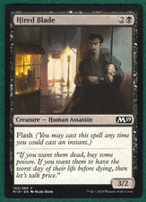 Hired Blade - Core Set 2019 M19 #100 - Magic: The Gathering MTG Card