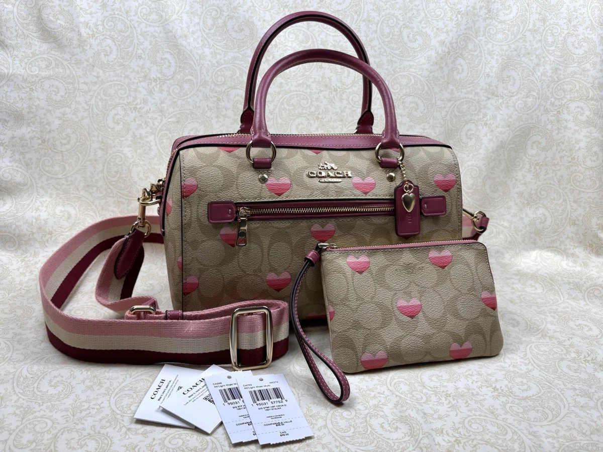 バッグ Vintage Coach Bag Satchel Signature Coach Satchel/Top Handle Bag Striped Bags & Handbags for Women for