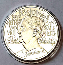 Netherlands 25 ECU = Euro 1995 Silver 925 Proof Ø38mm 25g Queen Wilhelmina Lion 78.51 per troy oz