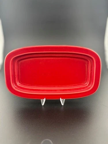 Fiestaware Scarlet Red (?) Butter Dish Bottom - Excellent Condition