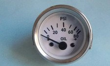 2 52mm For Electrical Oil Pressure Gauge -chrome Housing 24 2 52mm For Electrical Oil Pressure Gauge -chrome Housing 24