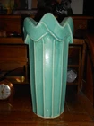 McCoy Pottery Vase 10" Zigzag Top