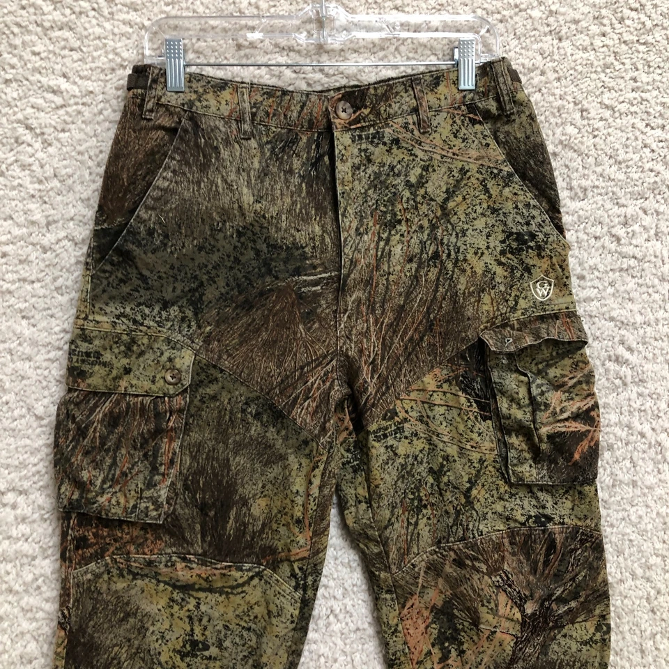 Game Winner Pants Medium Mens Green Cargo Mossy Oak Straight Hunting Outdoors M - Image 2 of 4