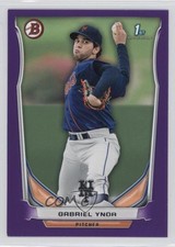 2014 Bowman Prospects Purple Gabriel Ynoa #BP76 1f0