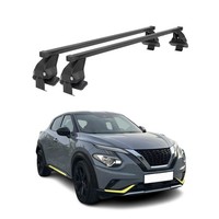 Menabo DachträGer GrundtäGer FüR Nissan Juke 2019-2026 50Kg Stahl Schwarz 2 Tlg