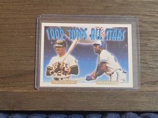 1993 Topps - 1992 Topps All Stars Barry Bonds, Joe Carter #407 Gold