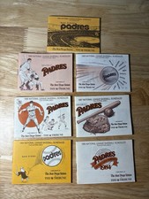 (7) San Diego Padres Union Tribune Pocket Schedule Lot Collection MLB 1980s