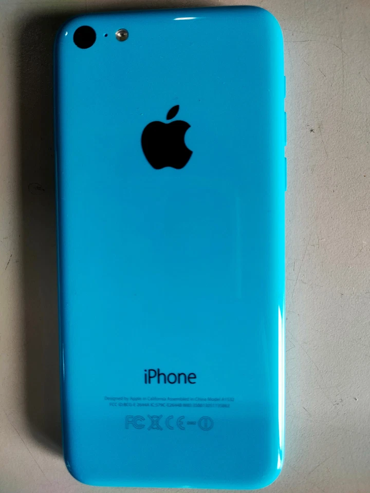 APPLE IPHONE 5C 16GB ORIGINALE come nuovo perfetto completo no SIM-lock-AZZURRO- - Immagine 3 di 4
