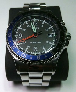 timex three gmt