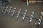 360 Deg Adjustable Stainless Rocket Launcher Rod Holders 4/5/6/7/8 Tubes US SHIP