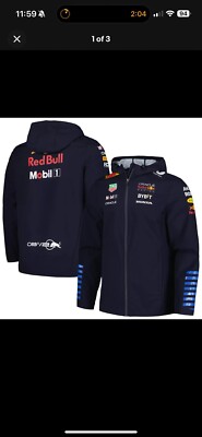 Castore Navy Red Bull Racing 2024 Team Water Resistant Full-Zip Jacket XL