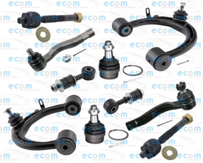 Front Suspension Kit Lexus LX470 4.7L Upper Control Arms Tie Rods Ends Ball Join