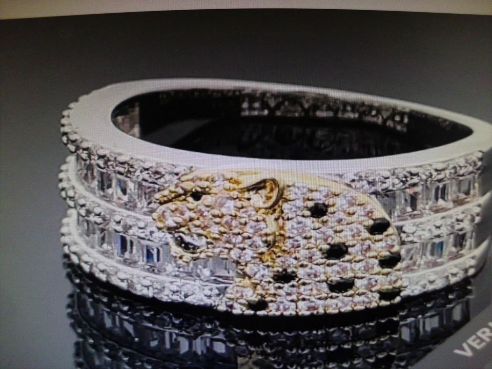 RING GR.19 (CA.59) RHODINIERT MIT ZIRKONIA